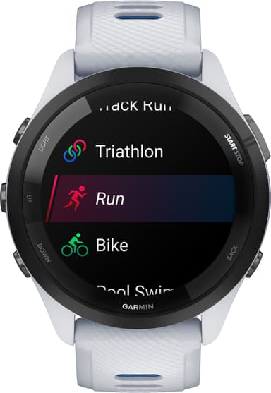 Garmin Forerunner 265 sportsklokke (hvit)