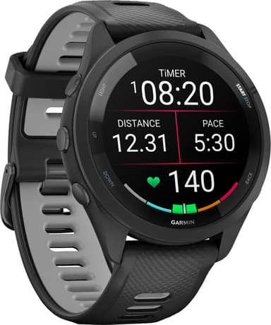Garmin Forerunner 265 sportsklokke (sort)