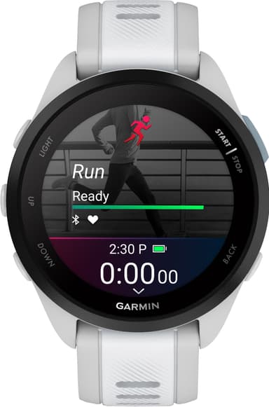 Garmin Forerunner 165 Music sportsklokke (hvit)