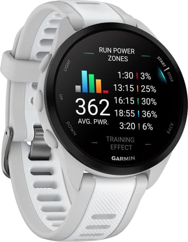 Garmin Forerunner 165 Music sportsklokke (hvit)