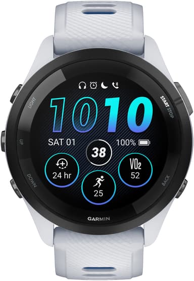 Garmin Forerunner 265 sportsklokke (hvit)
