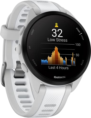 Garmin Forerunner 165 Music sportsklokke (hvit)