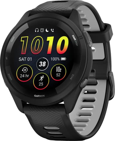 Garmin Forerunner 265 sportsklokke (sort)
