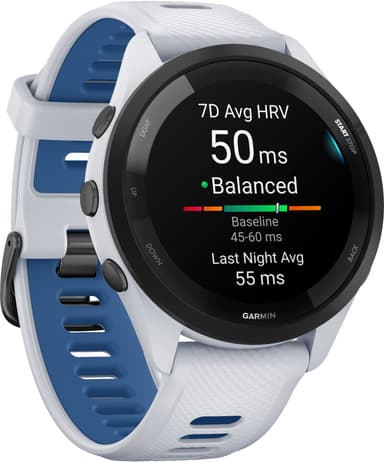 Garmin Forerunner 265 sportsklokke (hvit)