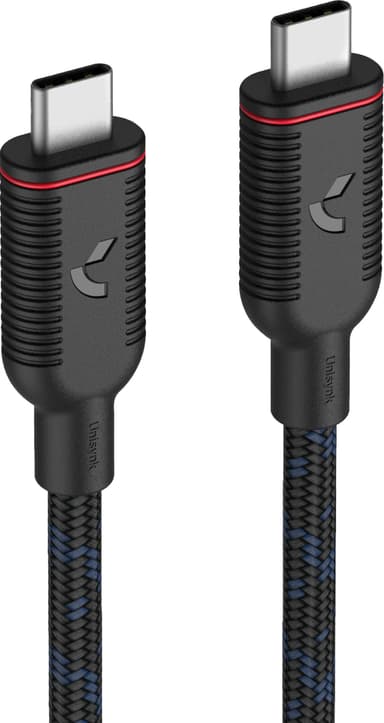 Unisynk USB4 USB-C datakabel 1 m (sort)