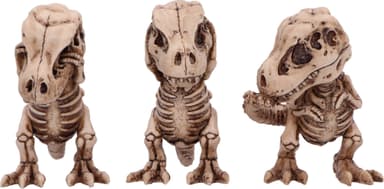 Nemesis Now Three Wise Tyrannosaurus Rex Skeletons actionfigursett