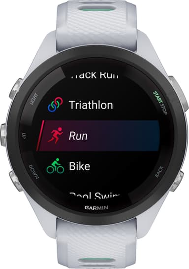Garmin Forerunner 265S sportsklokke (hvit)