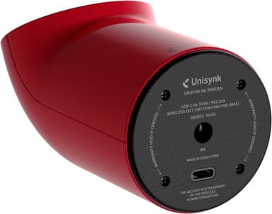 Unisynk Stand2 Qi2 trådløs bordlader (rød)