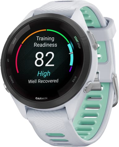 Garmin Forerunner 265S sportsklokke (hvit)