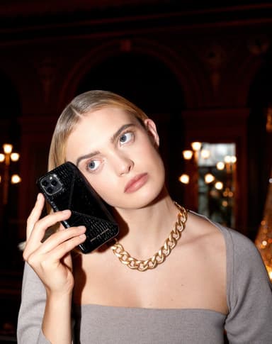 Statement Case iPhone 11/XRNeo Noir Cr Flp
