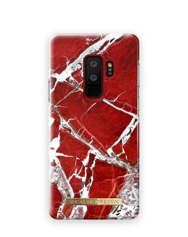 Fashion case Galaxy S9 Plus Scarlet Red Marble