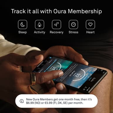 Oura Ring Gen3 Horizon smartring størrelse 11 (Silver)