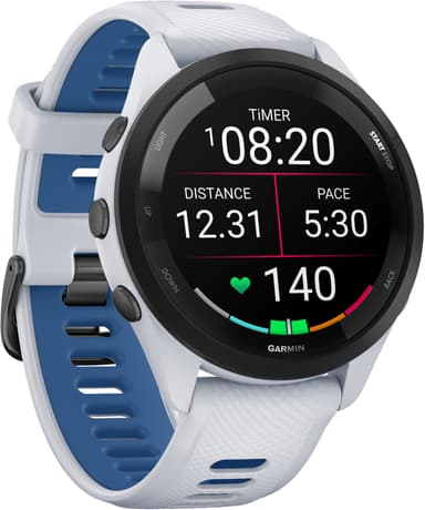 Garmin Forerunner 265 sportsklokke (hvit)