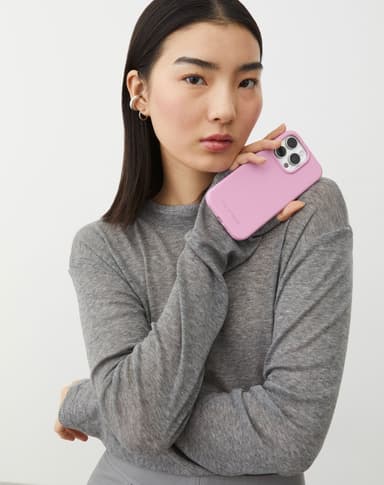 Silicone Case iPhone 16 Bubblegum Pink
