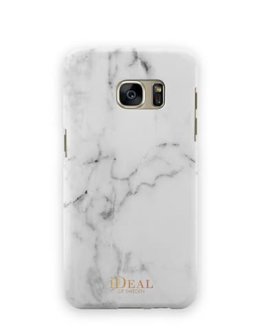Fashion Case Galaxy S7 Edge White Marble
