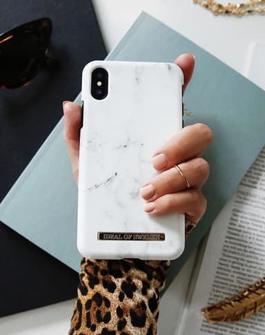 Fashion Case Galaxy S7 Edge White Marble