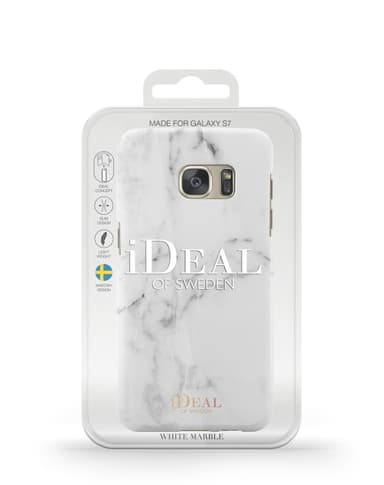 Fashion Case Galaxy S7 Edge White Marble