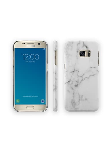 Fashion Case Galaxy S7 Edge White Marble