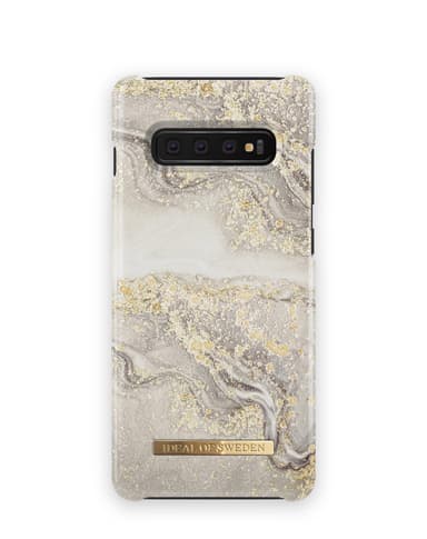 Fashion Case Galaxy S10+ Sparkle Greige Marble