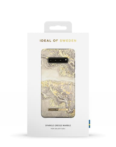Fashion Case Galaxy S10+ Sparkle Greige Marble