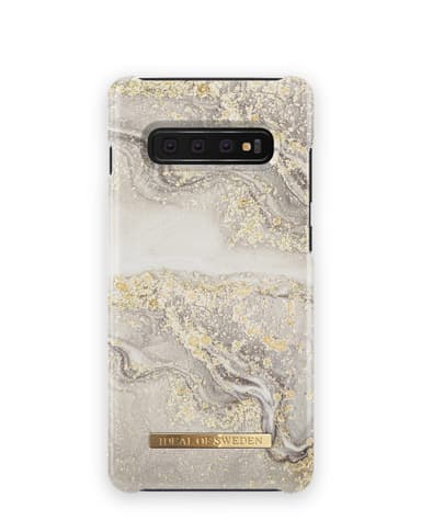 Fashion Case Galaxy S10+ Sparkle Greige Marble
