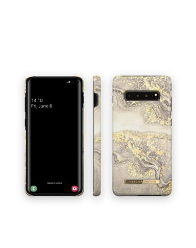 Fashion Case Galaxy S10+ Sparkle Greige Marble