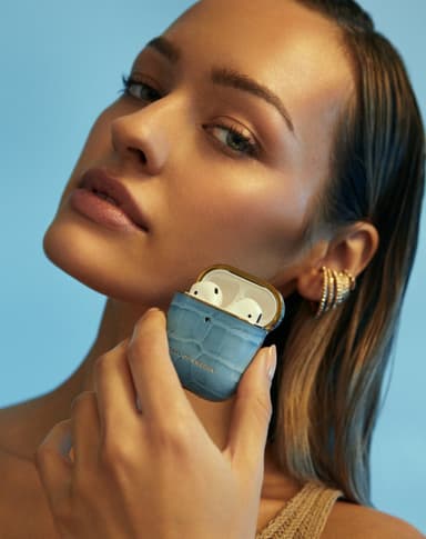 Atelier AirPods Case PRO 1/2 Sky Blue Croco