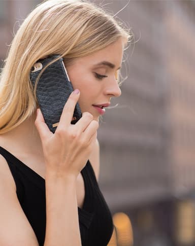 Fashion Case iPhone 8/7/6/6S/SE Black Reptile