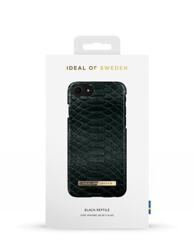 Fashion Case iPhone 8/7/6/6S/SE Black Reptile