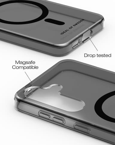 iDeal of Sweden Samsung Galaxy S24/S25 Clear MagSafe deksel (sort)