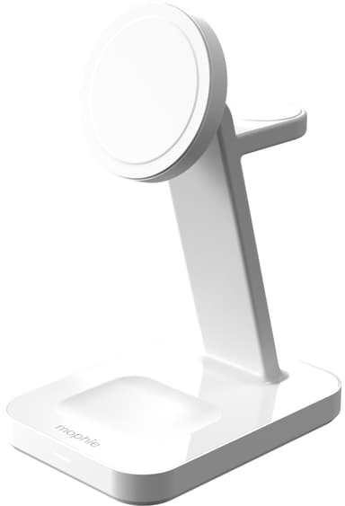 Mophie Snap Plus 3-i-1 Qi2 trådløs lader (hvit)