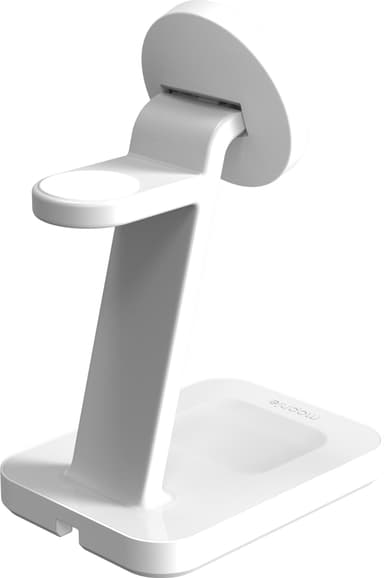 Mophie Snap Plus 3-i-1 Qi2 trådløs lader (hvit)