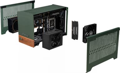 PCSpecialist Terra 100 R7-7X3D/16/1TB/4070S stasjonær gaming-PC (jade)