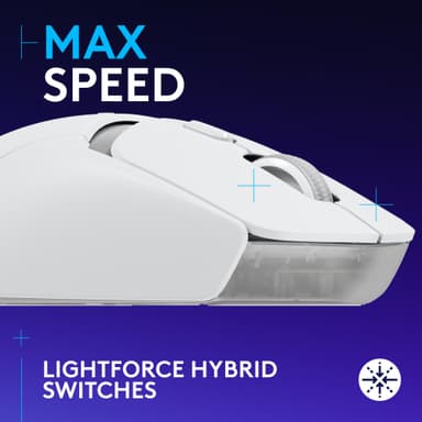 Logitech G G309 gamingmus (hvit)