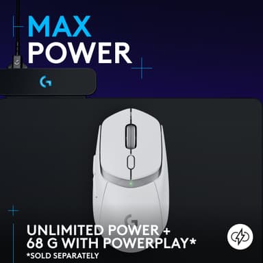 Logitech G G309 gamingmus (hvit)