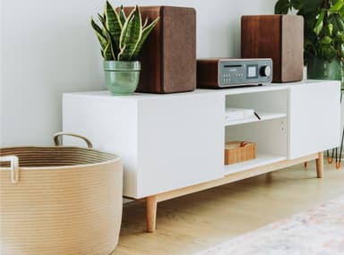 Pure Classic Stereo micro Hi-Fi system (kaffe)