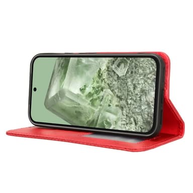 Til Google Pixel 8a Lommebok-deksel Eksklusiv - Rød