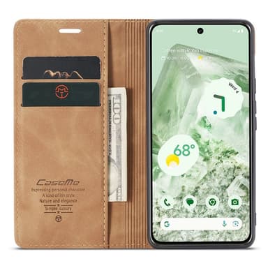 CASEME Lommebok-deksel til Pixel 8a - Brun
