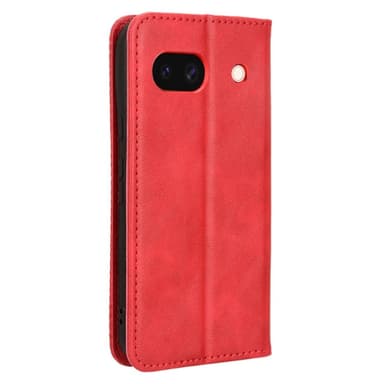 Til Google Pixel 8a Lommebok-deksel Eksklusiv - Rød
