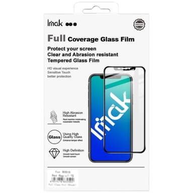 IMAK Pro+ Google Pixel 8a Fullt Herdet Glass Svart