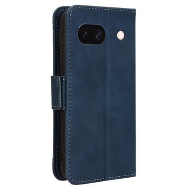 Til Google Pixel 8a Lommebok-deksel med Kortholder - Blå