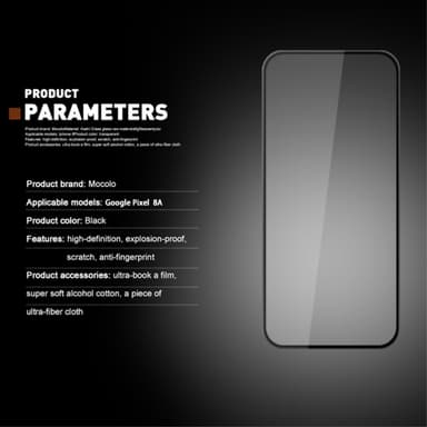 MOCOLO for Google Pixel 8a herdet glass innkapslet