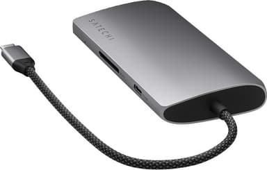 Satechi USB-C 8K Ethernet V3 Multiport USB hub (Space Grey)