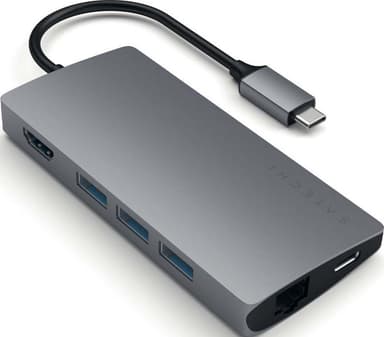 Satechi USB-C 4K Ethernet V2 Multiport USB hub (Space Grey)