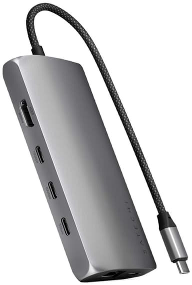 Satechi USB-C 8K Ethernet V3 Multiport USB hub (Space Grey)