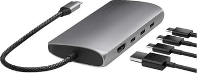 Satechi USB-C 8K Ethernet V3 Multiport USB hub (Space Grey)