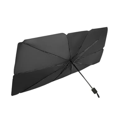 Solskjerm for frontrute / sammenleggbar frontrute-paraply for bil 145×79 cm
