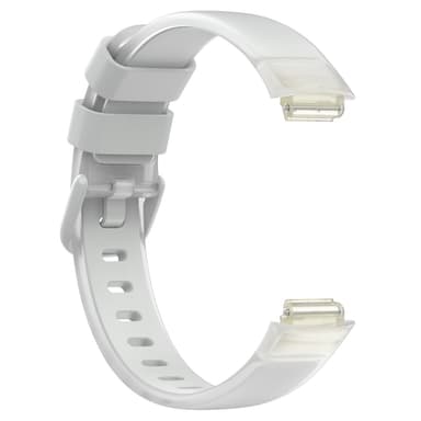 Silikonklokkearmbånd med tofarget rem for Fitbit Inspire 3 Lysegrå