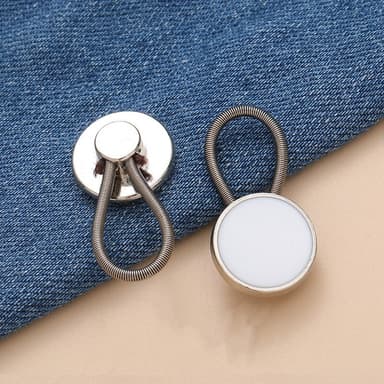 12-paks midjeforlenger for jeans - ingen syknappforlenger 10 mm