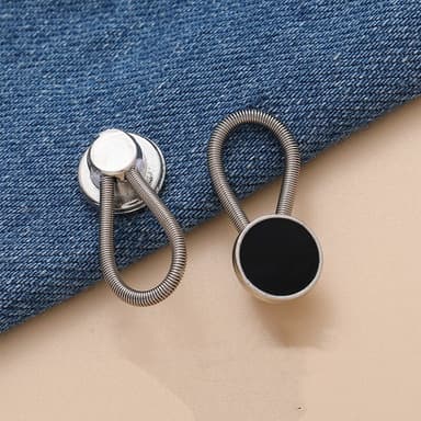 12-paks midjeforlenger for jeans - ingen syknappforlenger 10 mm